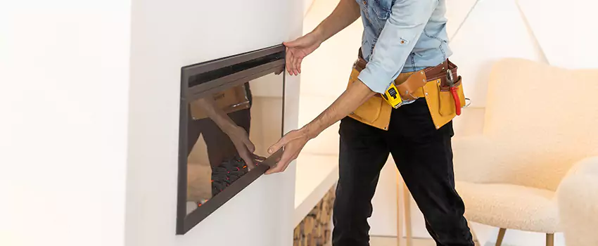 Metal Fireplace Installation in Vero Beach South, Florida