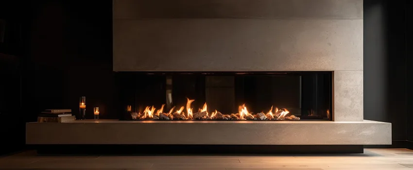 Gas Fireplace Ember Bed Design Services in Vero Beach South, Florida