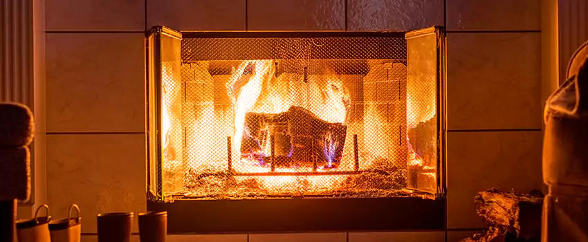 Mendota Hearth Landscape Fireplace Installation in Vero Beach South, Florida