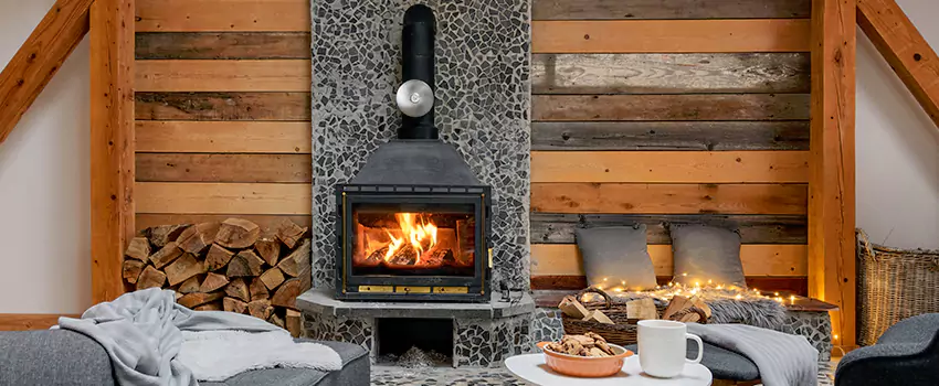 Thelin Hearth Products Direct Vent Gas Stove Fireplace Inspection in Vero Beach South, Florida